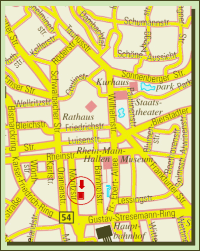 Stadtplan Wiesbaden